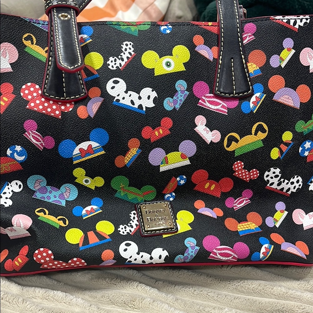 Dooney & Bourke Women's Black Multicolor Mickey Mouse Bag